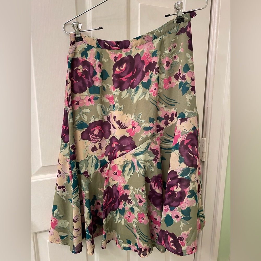 Floral midi Skirt